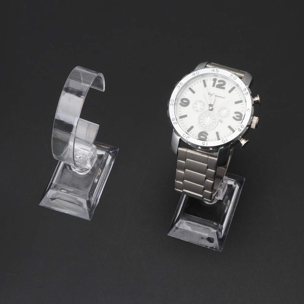 Jewelry And Watches Inc - 도매 10PCS 투명 아크릴 시계 디스플레이