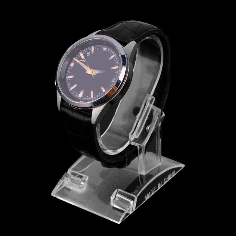 Jewelry And Watches Inc - 보석 및 액세서리용 투명 플라스틱 시계