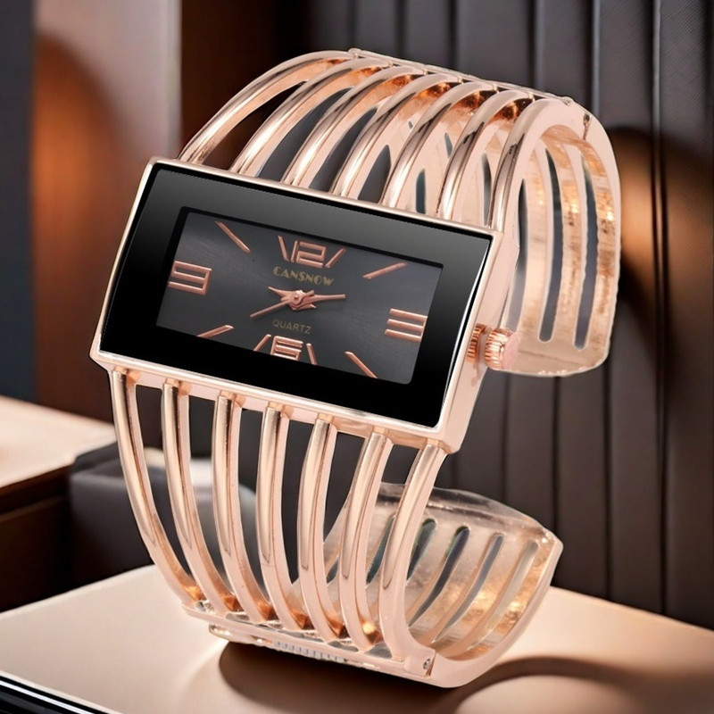 Jewelry Watches Silver - 여성 팔찌 시계 럭셔리 직사각형 다이얼