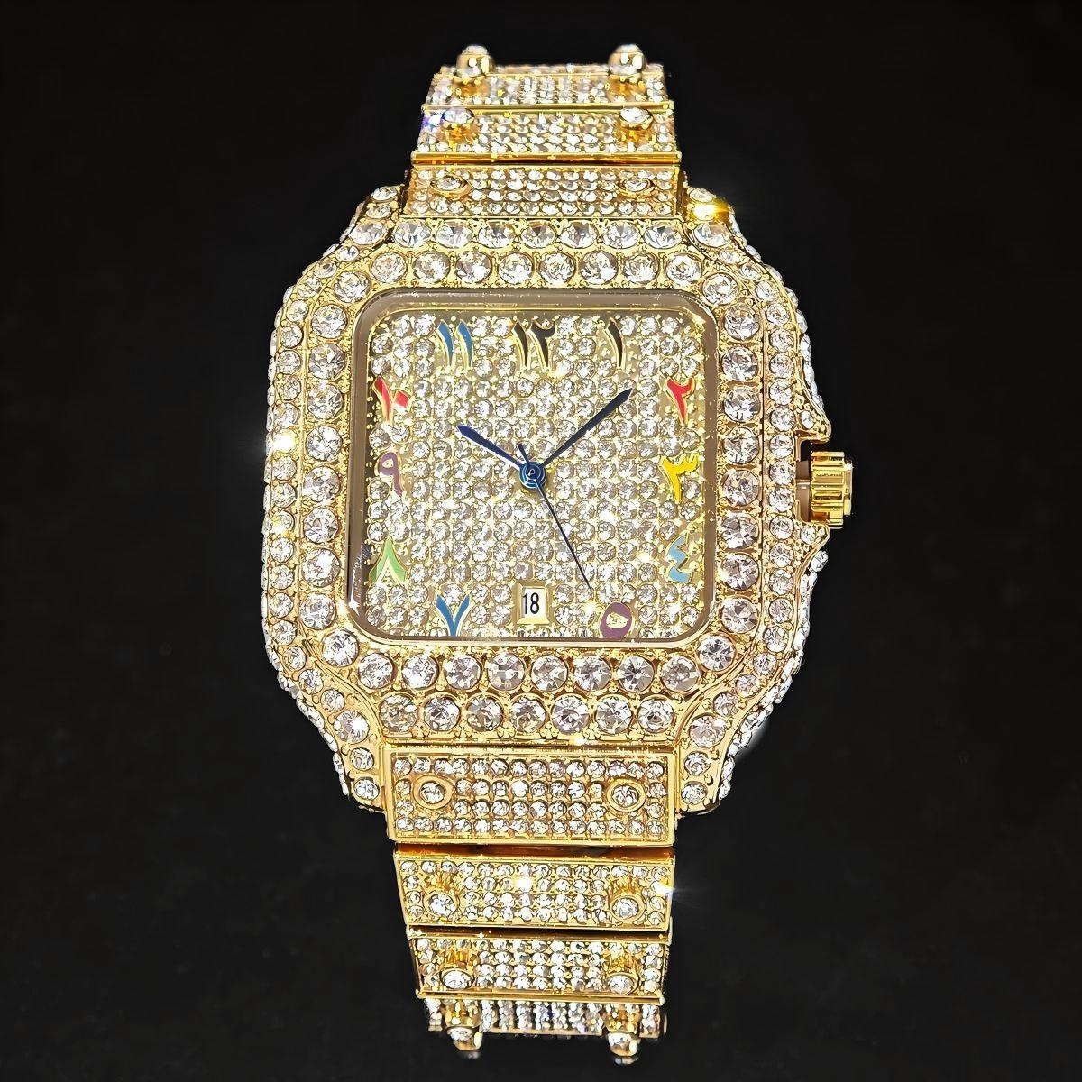 Jewelry And Watches Luxury Brand - 핫 패션 유니게트 풀 다이아몬드 아이스드