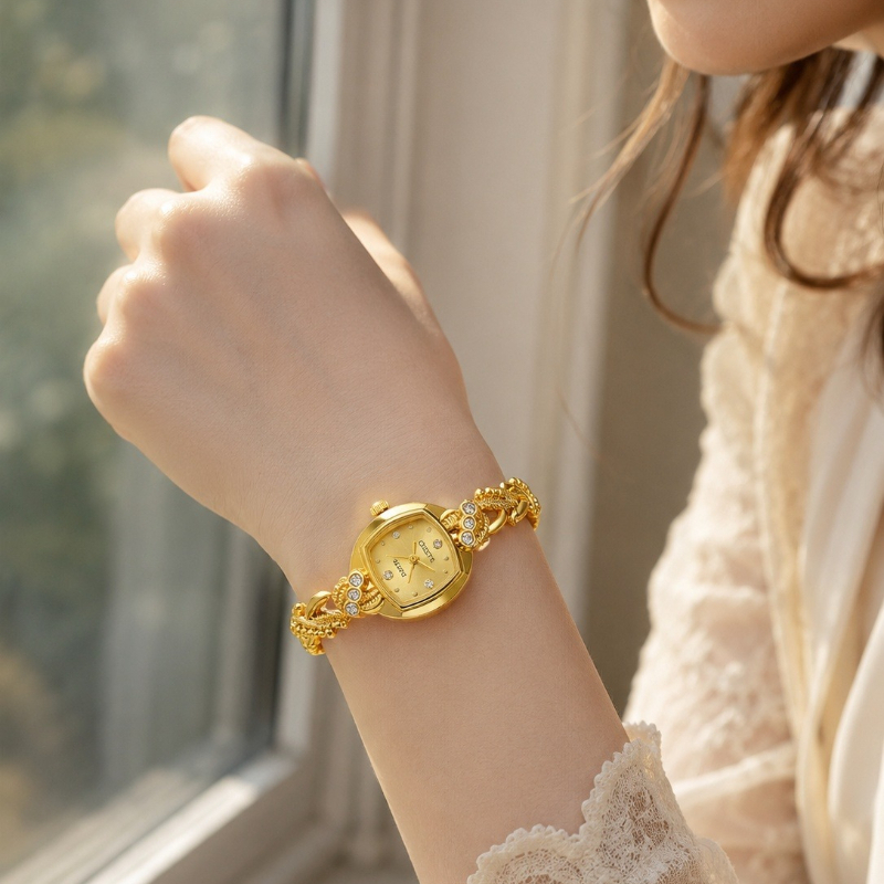 Jewelry And Watches Luxury Brand - 패션 여성 쥬얼리 시계 럭셔리 골드