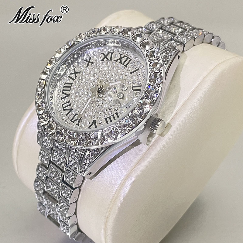 Jewelry And Watches Luxury Brand - MISSFOX 여성용 럭셔리 쥬얼리 시계, 방수