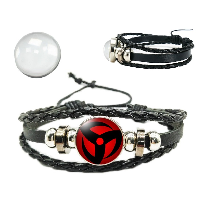 애니메이션 나루토 스냅 위브 가죽 코스프레 참 핸드 손 - Leather Bracelet 리뷰 및 가격