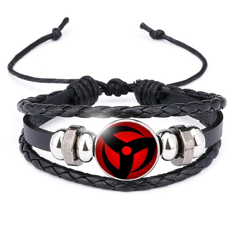 애니메이션 나루토 스냅 위브 가죽 코스프레 참 핸드 손 - Leather Bracelet 리뷰 및 가격