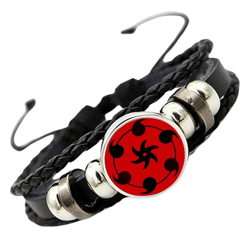 애니메이션 나루토 스냅 위브 가죽 코스프레 참 핸드 손 - Leather Bracelet 리뷰 및 가격
