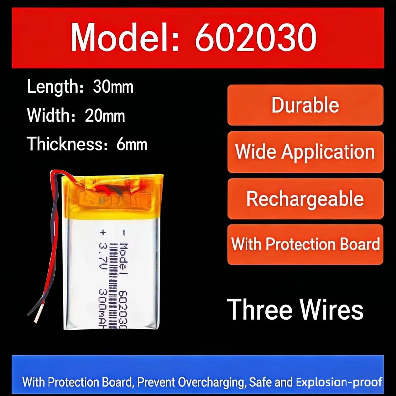 3.7V 300mAh 602030 리튬 배터리 무선 블 - Smartwatch 리뷰 및 가격