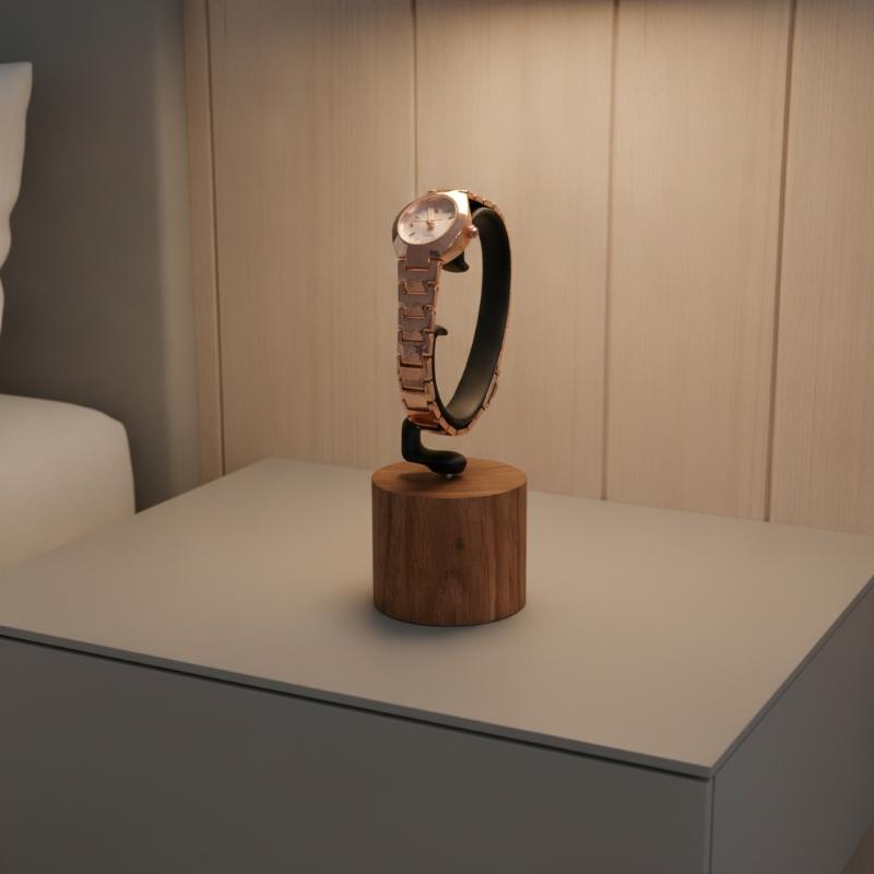 1PCS 나무 C형 시계 홀더 쥬얼리 정리대 팔찌 반지 - Jewelry And Watches Inc 리뷰 및 가격