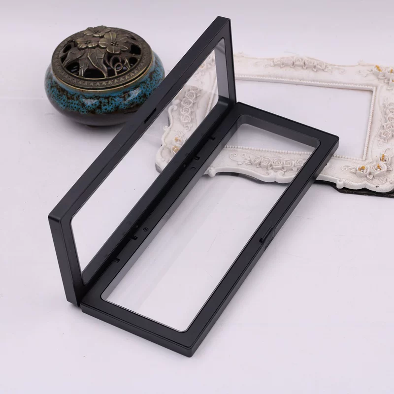검정색 10개, 투명 플로팅 프레임 디스플레이 랙, 플 - Jewelry Box With Watches 리뷰 및 가격