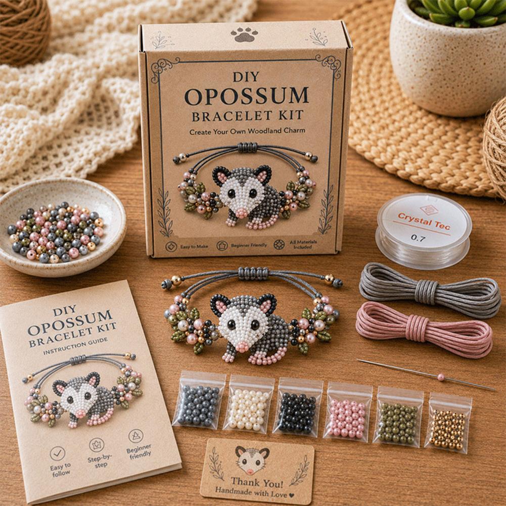 동물 DIY 비즈 팔찌 만들기 키트 귀여운 참 장식품  - Charm Bracelet Beads 리뷰 및 가격