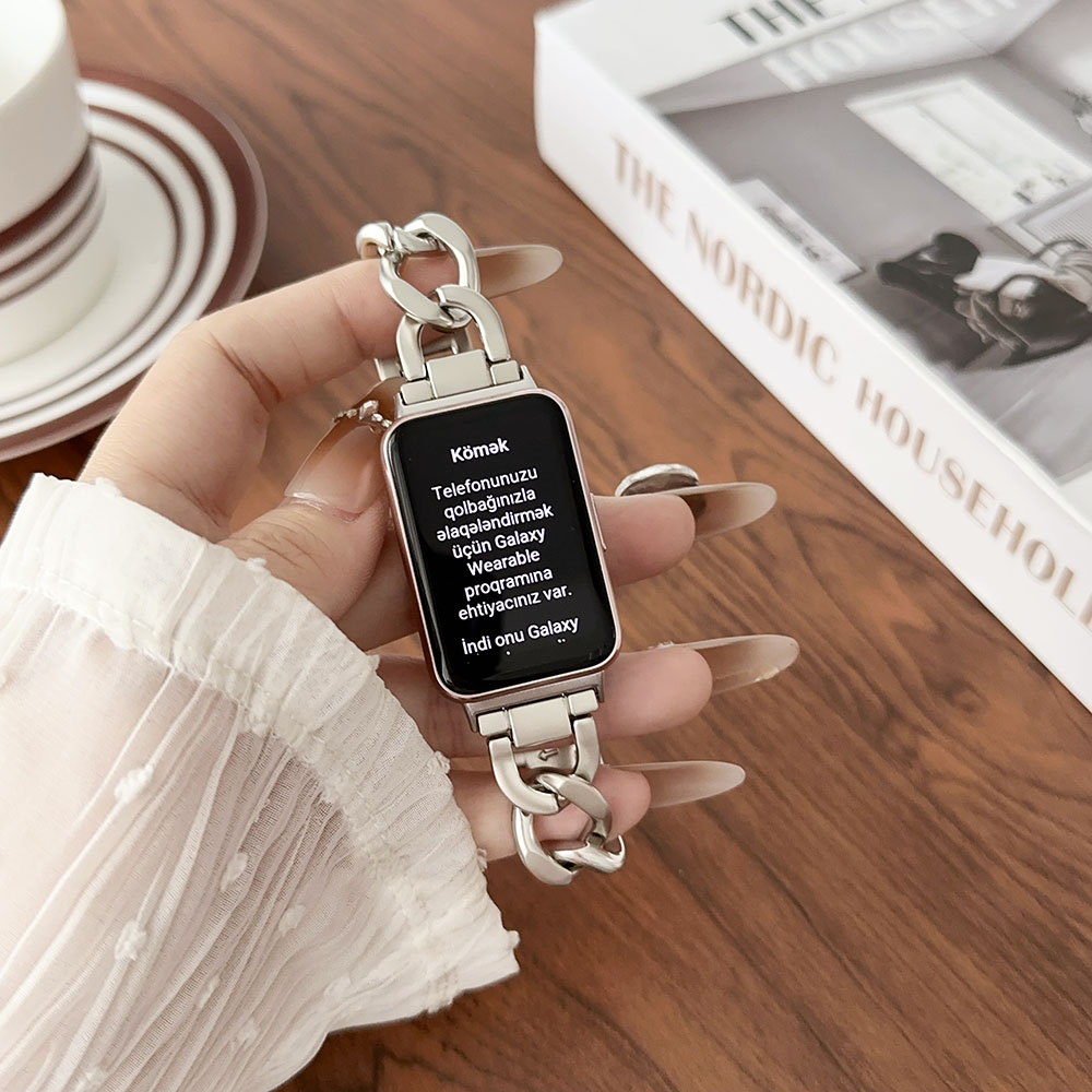 금속 교체 체인 팔찌, 갤럭시 핏 3 밴드, 남성 및  - Jewelry Type Watches 리뷰 및 가격