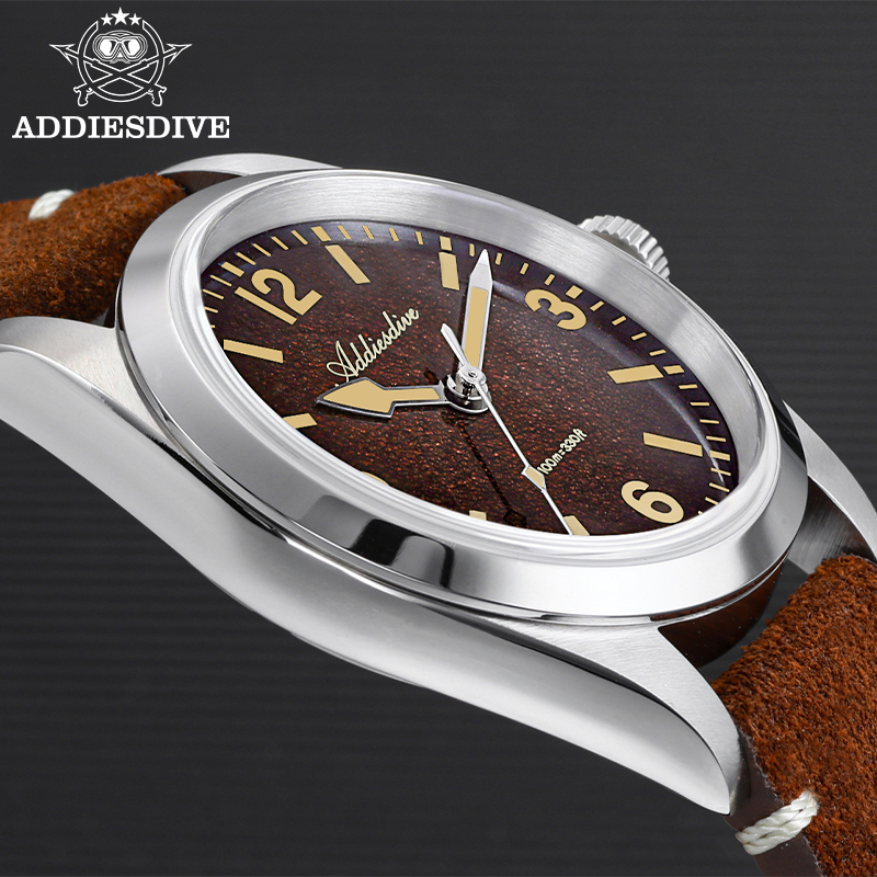 ADDIESDIVE 36MM 200M 방수 사파이어 유 - Leather Bracelet 리뷰 및 가격