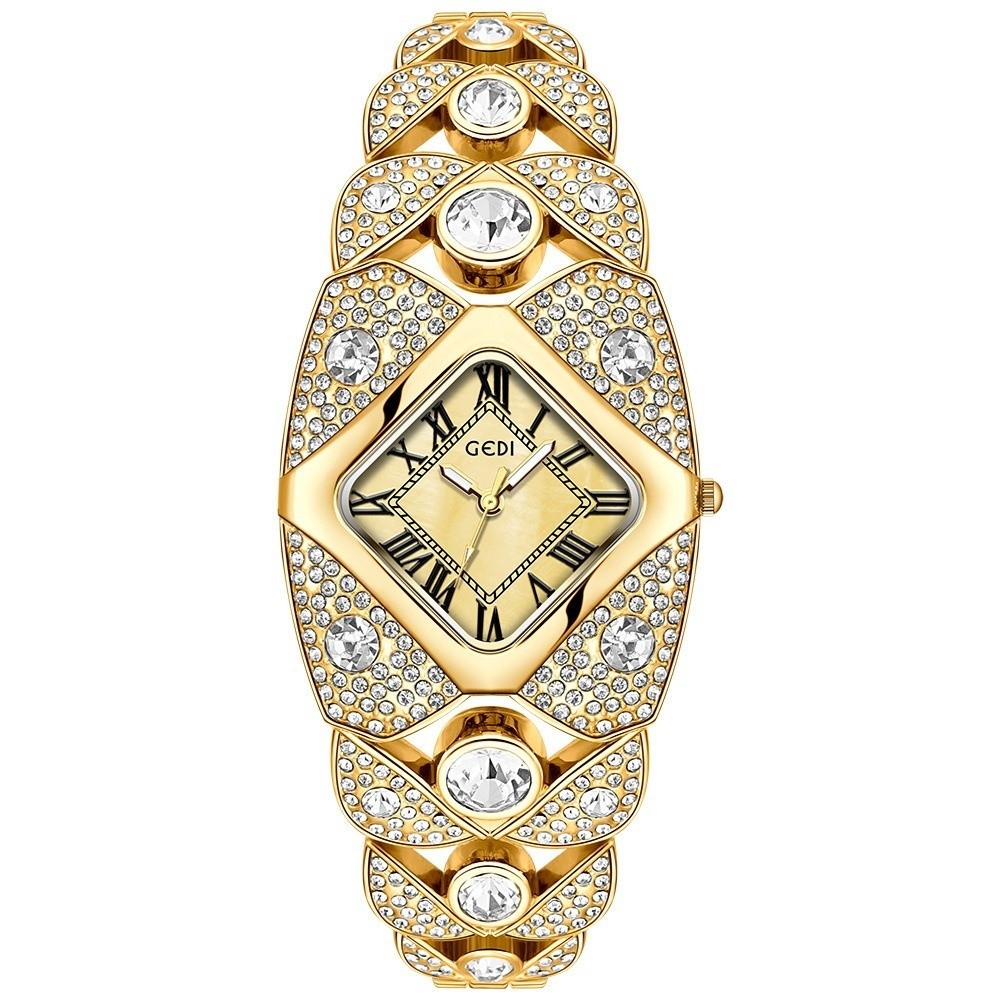 새로운 다이아몬드 인레이드 팔찌 시계, 가벼운 럭셔리  - Jewelry And Watches Luxury Brand 리뷰 및 가격