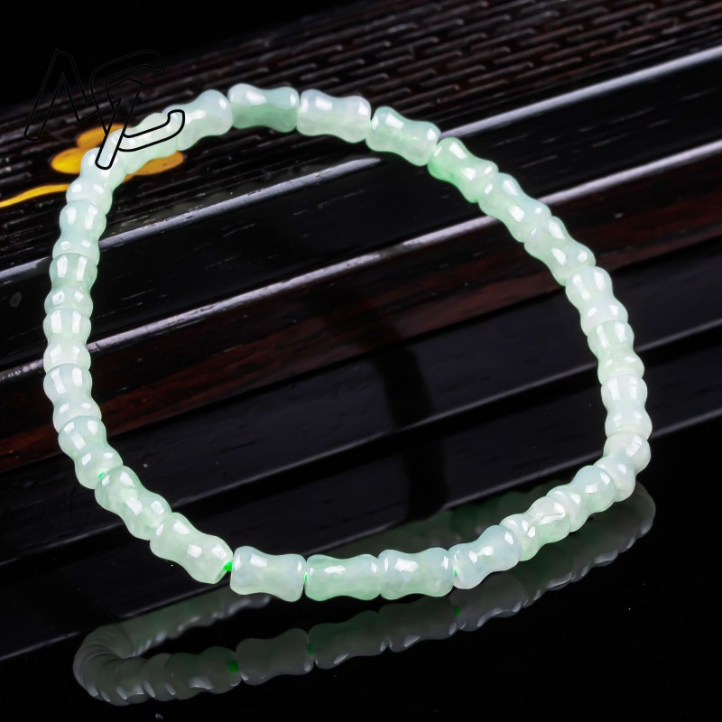 새로운 진짜 천연 좋은 옥 대나무 팔찌 목걸이 조각 참 - Jewelry & Watches Company 리뷰 및 가격