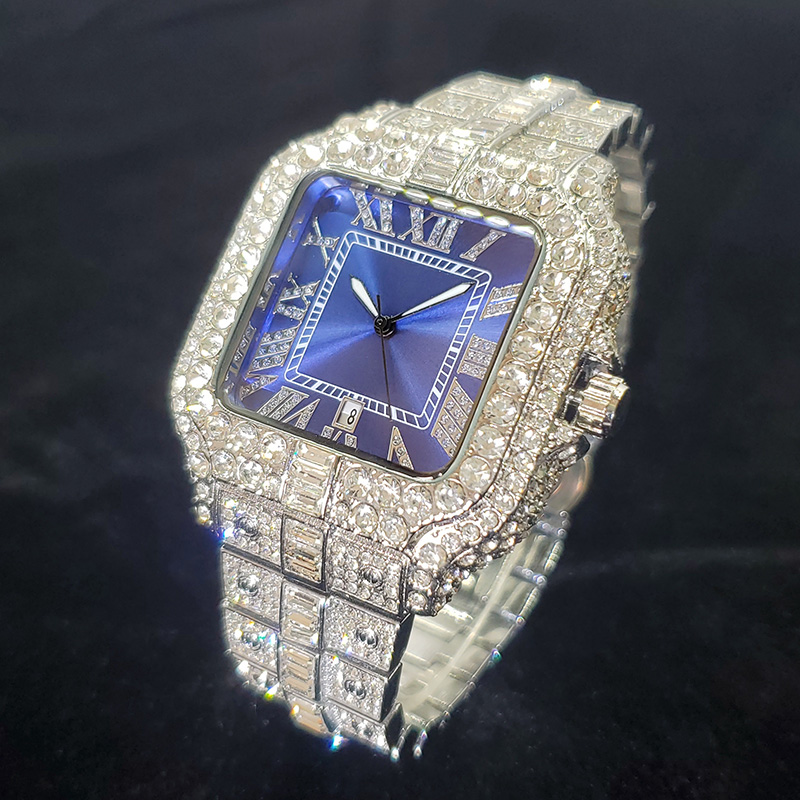 남성용 럭셔리 브랜드 다이아몬드 시계, 멋지고 반짝이는 - Jewelry And Watches Luxury Brand 리뷰 및 가격