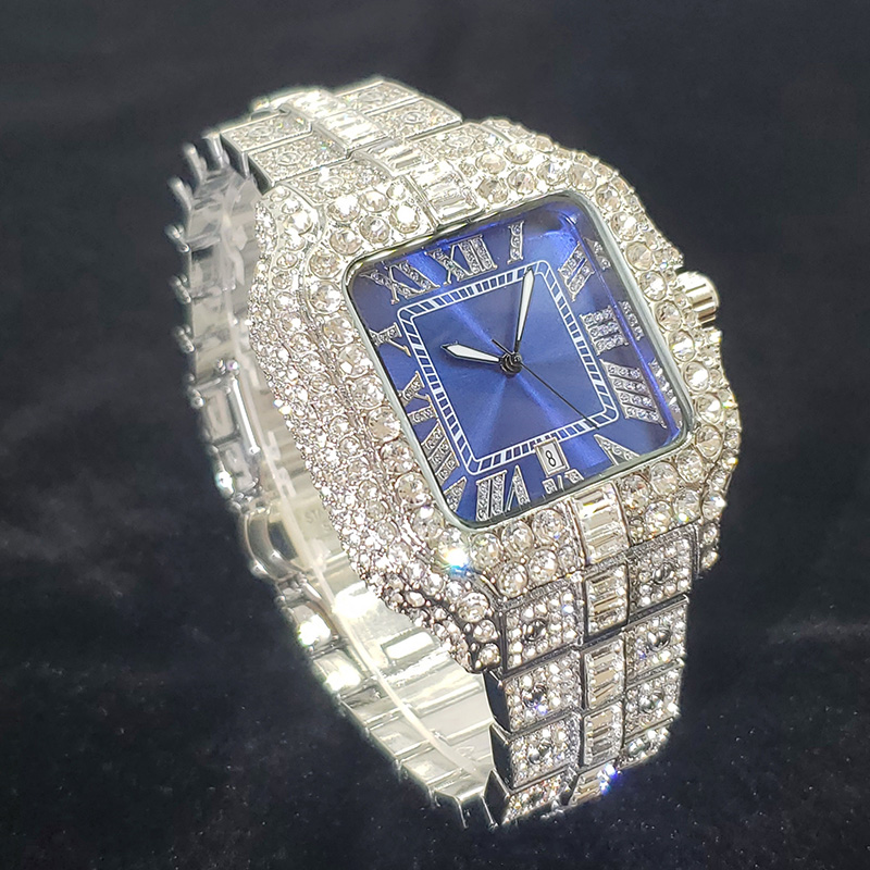 남성용 럭셔리 브랜드 다이아몬드 시계, 멋지고 반짝이는 - Jewelry And Watches Luxury Brand 리뷰 및 가격