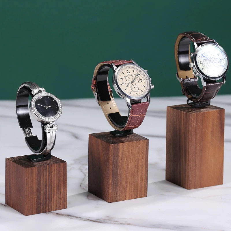 새로운 나무 C형 시계 디스플레이 스탠드 휴대용 보석  - Jewelry And Watches Inc 리뷰 및 가격