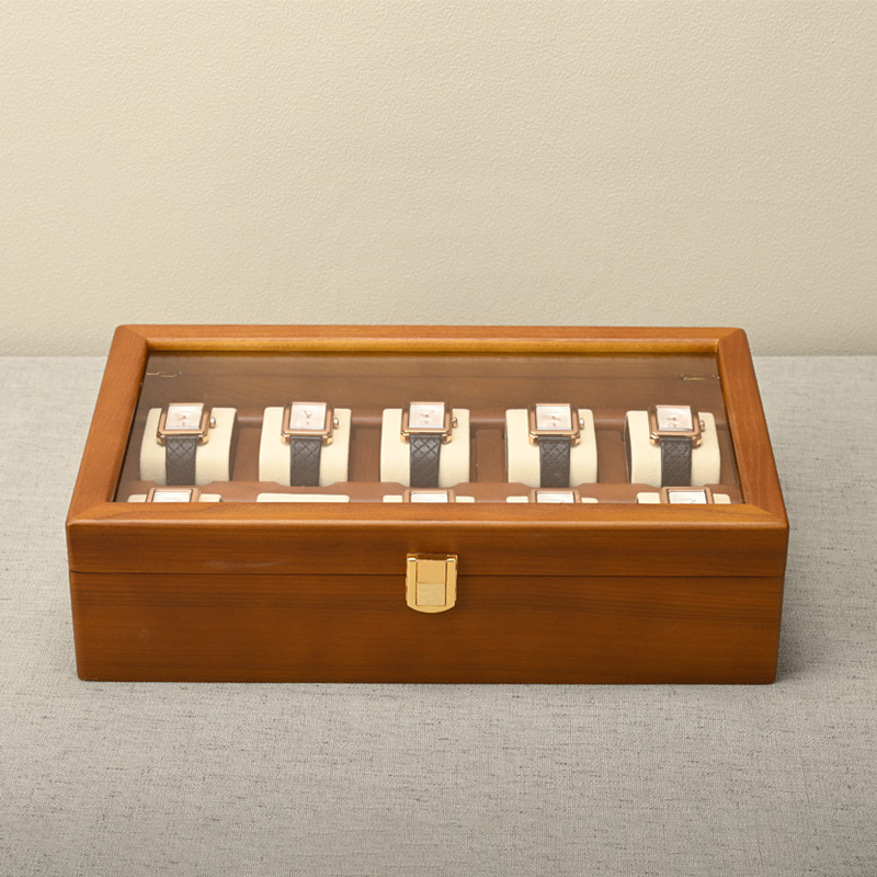 Oirlv 10 그리드 시계 상자 나무 보석 상자 시계 - Jewelry Type Watches 리뷰 및 가격