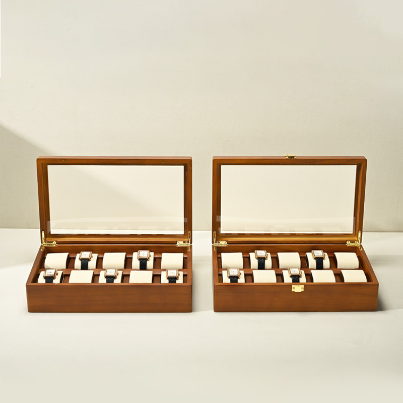 Oirlv 10 그리드 시계 상자 나무 보석 상자 시계 - Jewelry Type Watches 리뷰 및 가격