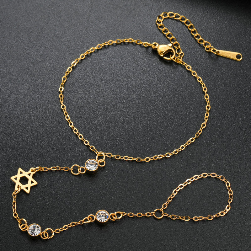 유대교 다윗의 별 히브리어 차이 글자 손가락 팔찌 스테 - Jewelry & Watches Company 리뷰 및 가격