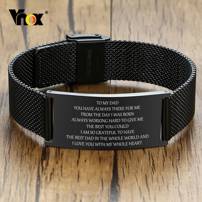 남자에 대 한 내 아빠 팔찌에 Vnox 20mm, 조정 - Jewelry Type Watches 리뷰 및 가격