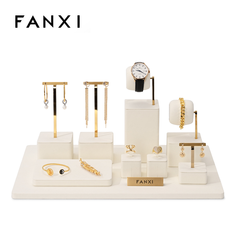 Oirlv 베이지 쥬얼리 디스플레이 세트 목걸이 디스플 - Jewelry Shop Watches 리뷰 및 가격
