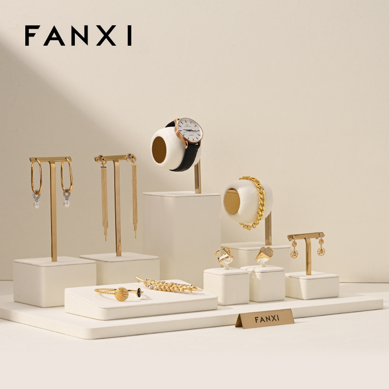 Oirlv 베이지 쥬얼리 디스플레이 세트 목걸이 디스플 - Jewelry Shop Watches 리뷰 및 가격