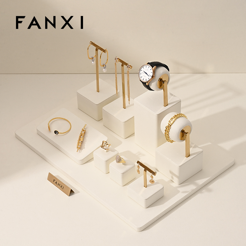 Oirlv 베이지 쥬얼리 디스플레이 세트 목걸이 디스플 - Jewelry Shop Watches 리뷰 및 가격
