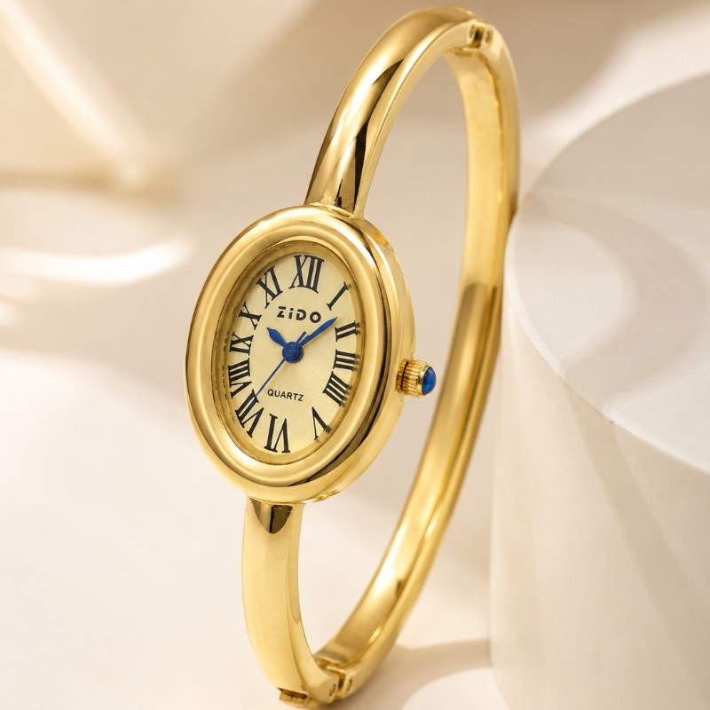 우아한 여성용 시계 빈티지 타원형 다이얼 아날로그 쿼츠 - Jewelry And Watches Luxury Brand 리뷰 및 가격