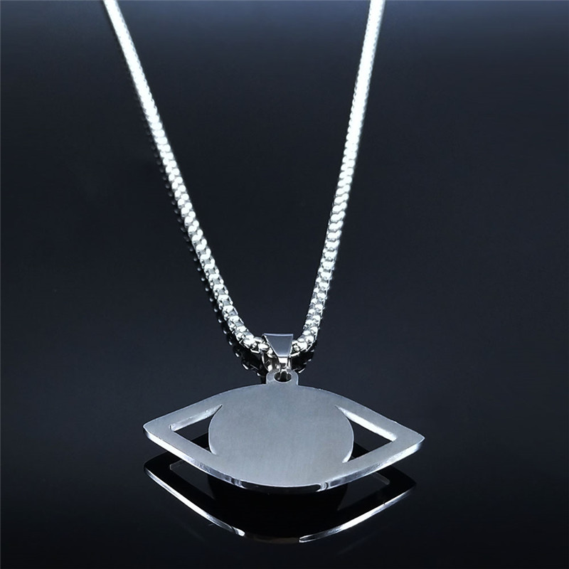 이슬람 하마사 푸른 눈 목걸이 스테인리스 스틸 터키 눈 - Jewelry & Watches Company 리뷰 및 가격