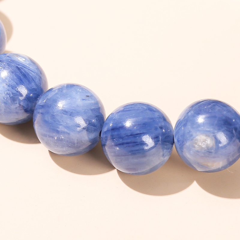 JD 5A 천연 브라질 카이아나이트 팔찌 블루 캣츠아이 - Gemstone Bracelet Healing 리뷰 및 가격