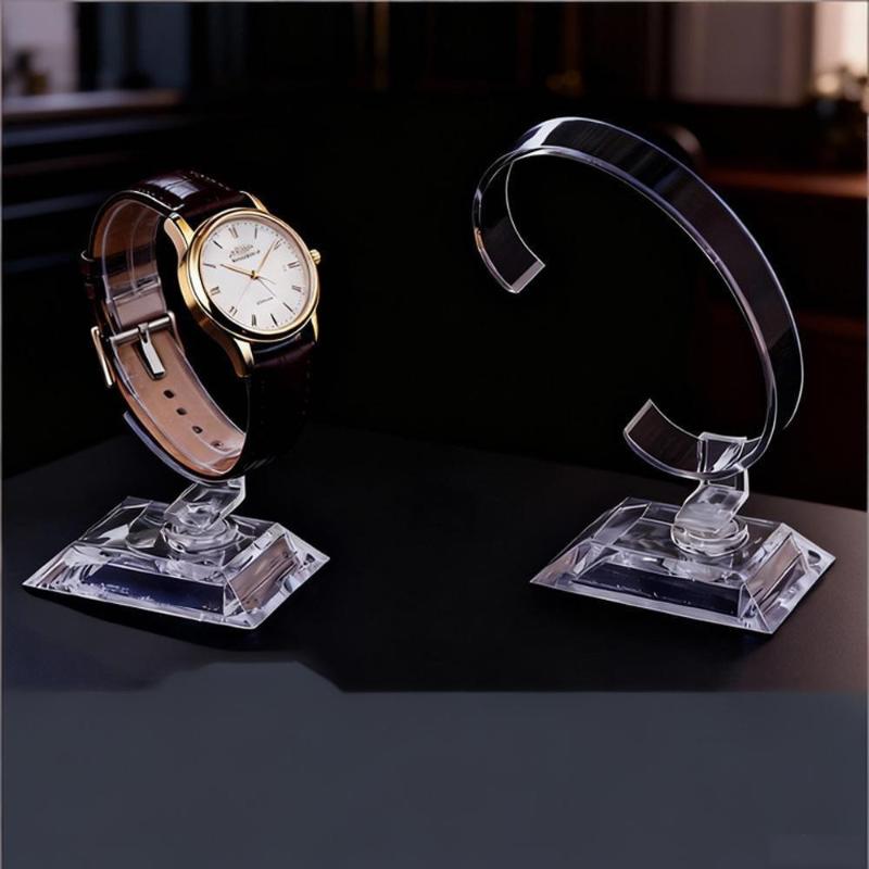 5개 시계 디스플레이 스탠드, C형 투명 홀더 카운터  - Jewelry And Watches Inc 리뷰 및 가격