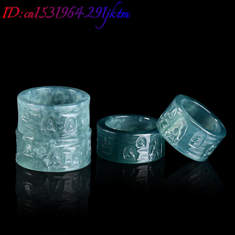 천연 버마산 비취 불상 반지 고급 보석 디자이너 주얼리 - Jewelry & Watches Company 리뷰 및 가격