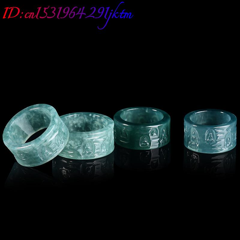 천연 버마산 비취 불상 반지 고급 보석 디자이너 주얼리 - Jewelry & Watches Company 리뷰 및 가격