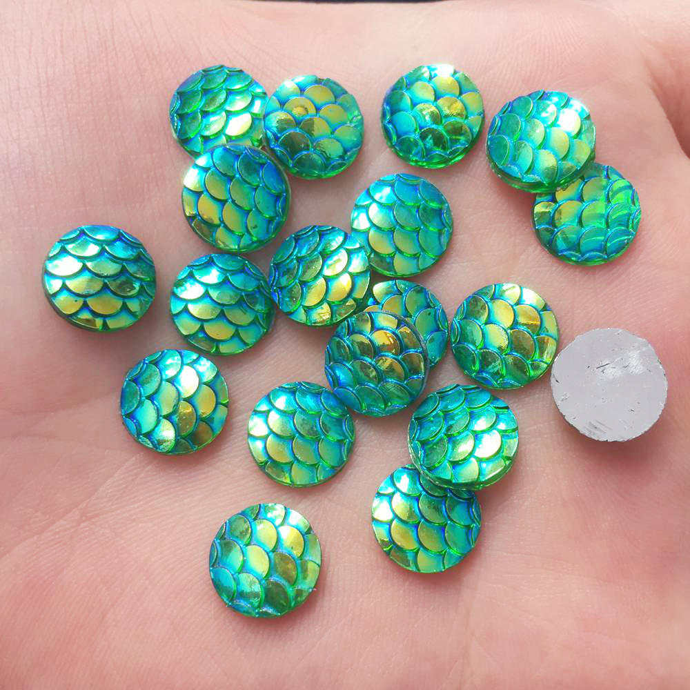 반짝 이는 100Pcs AB 수지 10mm 라운드 뱀  - Paradise Jewelry & Watches Llc Miami Photos 리뷰 및 가격