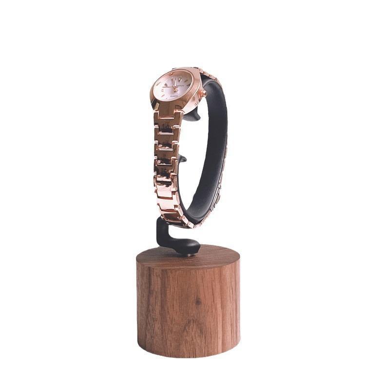 1PCS 단단한 나무 C형 시계 홀더 쥬얼리 디스플레이 - Jewelry And Watches Inc 리뷰 및 가격